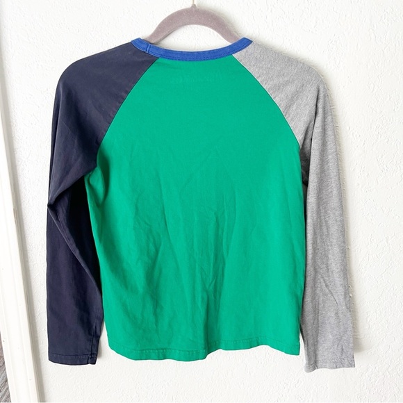 Mini Boden Shirt Boys 11-12Y Dragon Colorblock Baseball Long Sleeve Tee - Picture 4 of 4
